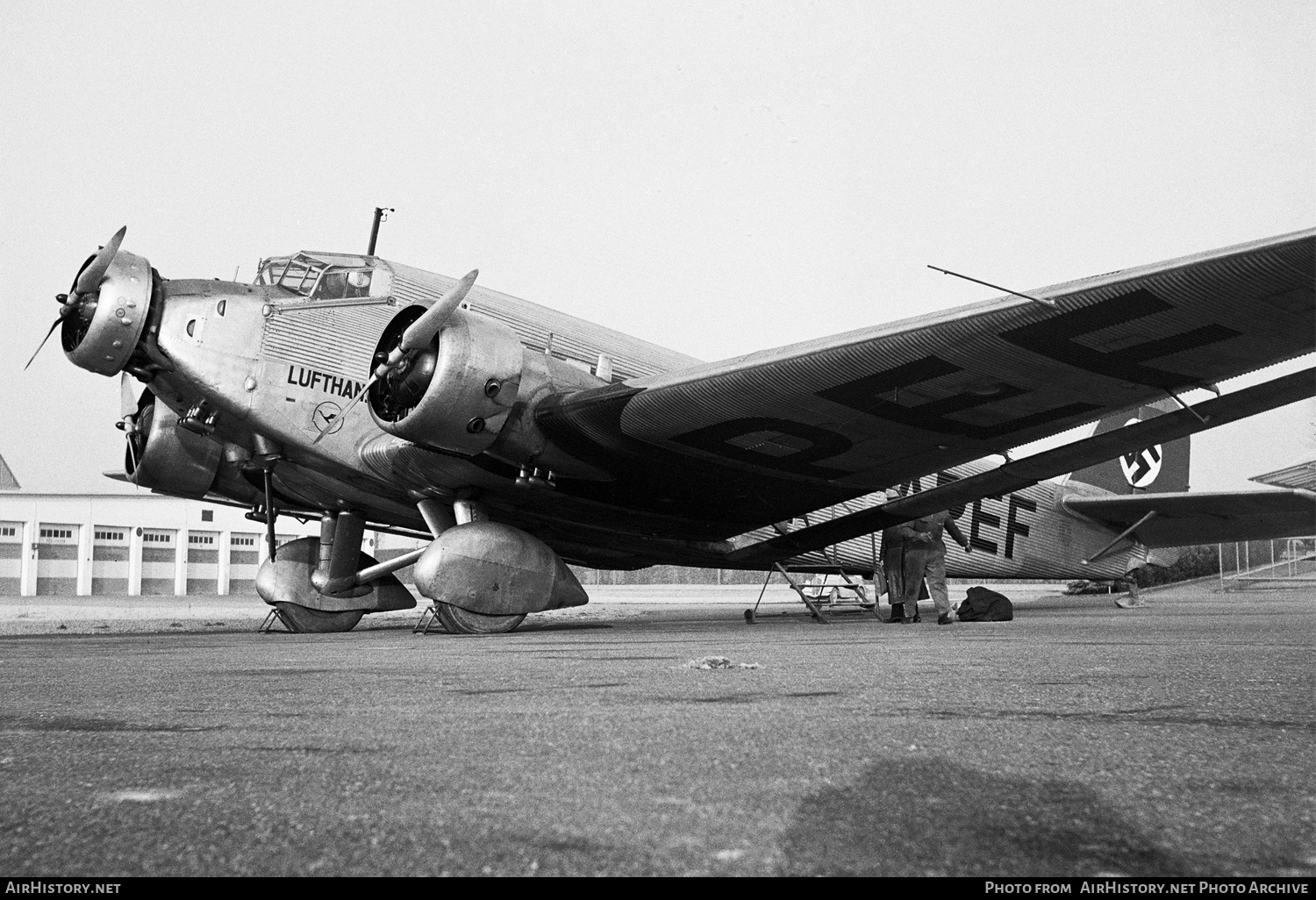 Aircraft Photo of D-APEF | Junkers Ju 52/3m sai | Deutsche Luft Hansa | AirHistory.net #348774