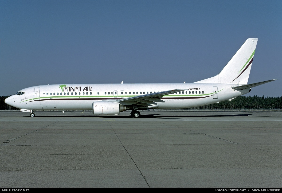 Aircraft Photo of N732MA | Boeing 737-81Q | Miami Air International | AirHistory.net #348779