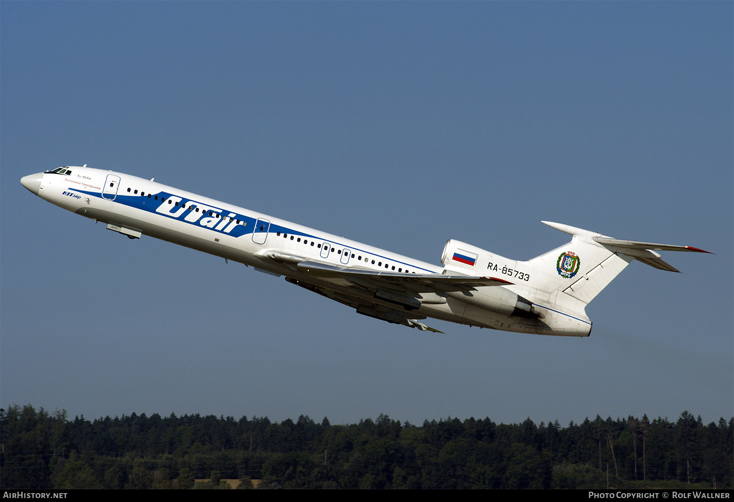 Aircraft Photo of RA-85733 | Tupolev Tu-154M | UTair | AirHistory.net #348780