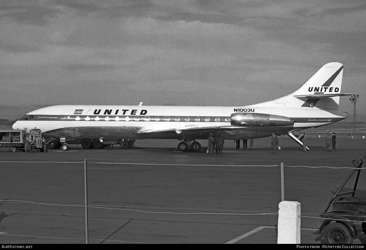 Aircraft Photo of N1003U | Sud SE-210 Caravelle VI-R | United Air Lines | AirHistory.net #348792