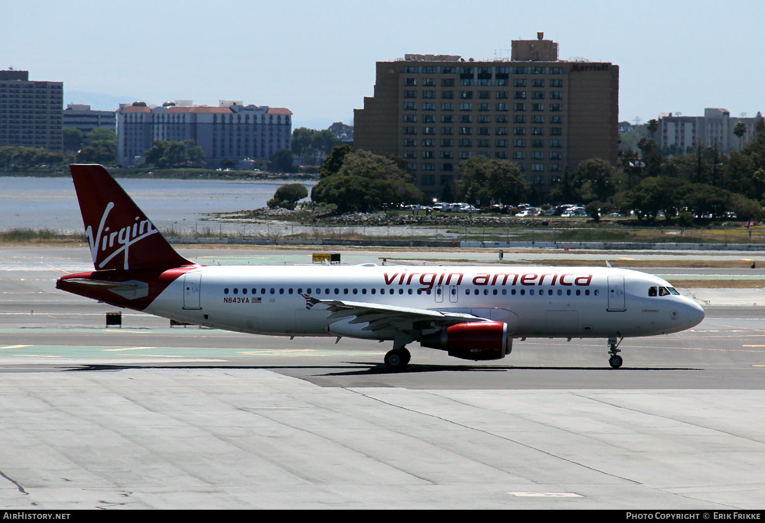Aircraft Photo of N843VA | Airbus A320-214 | Virgin America | AirHistory.net #348827