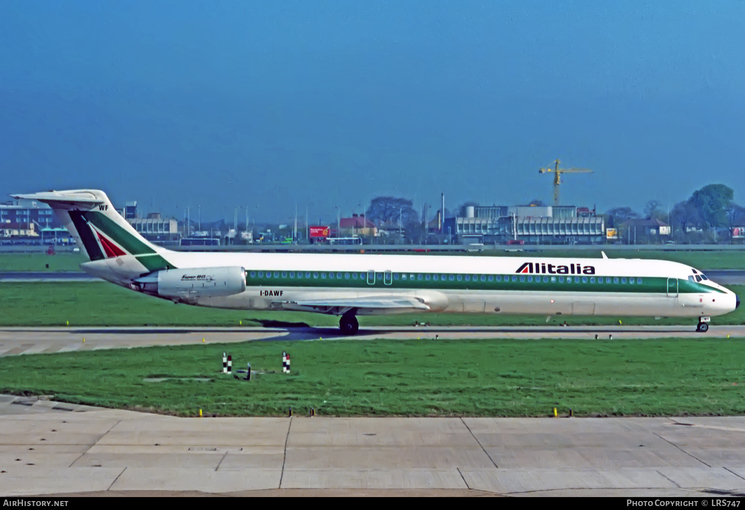 Aircraft Photo of I-DAWF | McDonnell Douglas MD-82 (DC-9-82) | Alitalia | AirHistory.net #348841