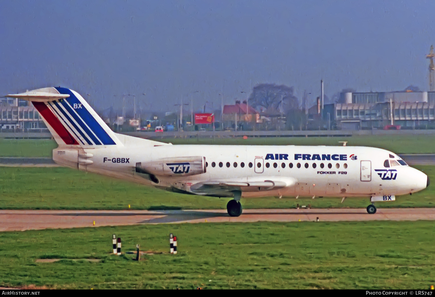 Aircraft Photo of F-GBBX | Fokker F28-1000 Fellowship | Air France | AirHistory.net #348852