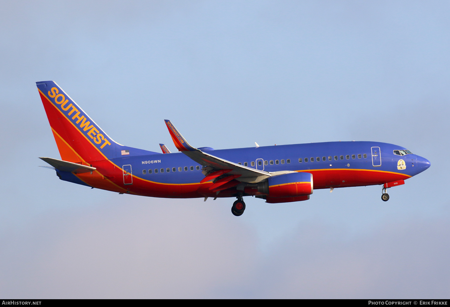 Aircraft Photo of N906WN | Boeing 737-7H4 | Southwest Airlines | AirHistory.net #348865