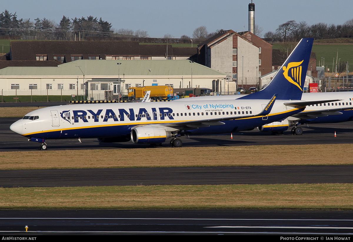 Aircraft Photo of EI-EFA | Boeing 737-8AS | Ryanair | AirHistory.net #348872