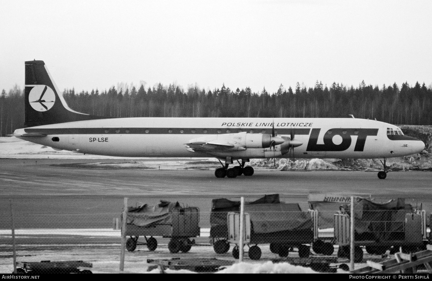 Aircraft Photo of SP-LSE | Ilyushin Il-18V | LOT Polish Airlines - Polskie Linie Lotnicze | AirHistory.net #348887