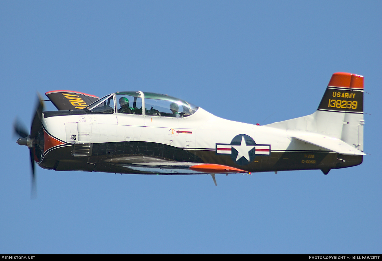 Aircraft Photo of C-GDKR / 138289 | North American T-28B Trojan | USA - Army | AirHistory.net #348893