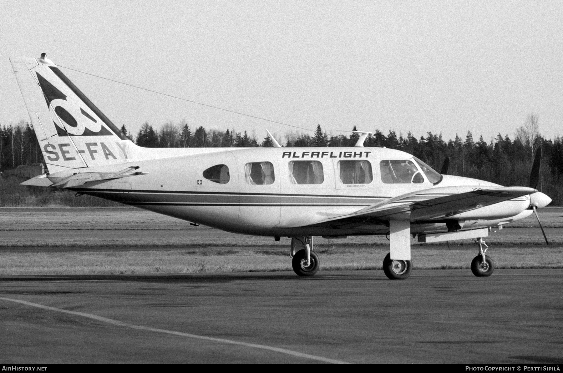 Aircraft Photo of SE-FAY | Piper PA-31-310 Navajo | Alfaflight | AirHistory.net #348906