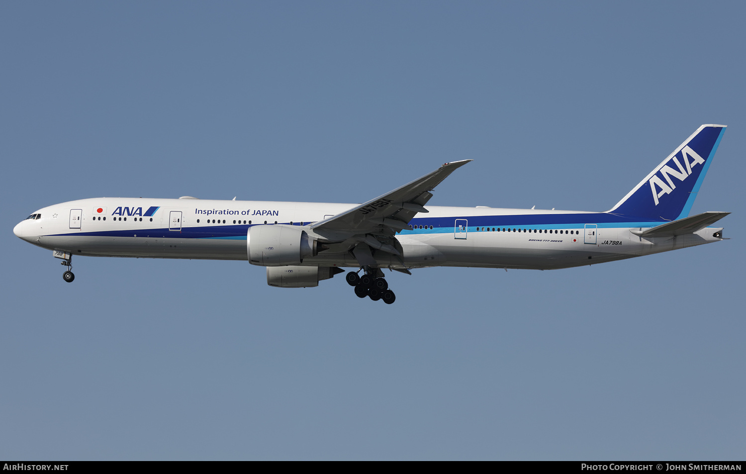 Aircraft Photo of JA798A | Boeing 777-300/ER | All Nippon Airways - ANA | AirHistory.net #348920