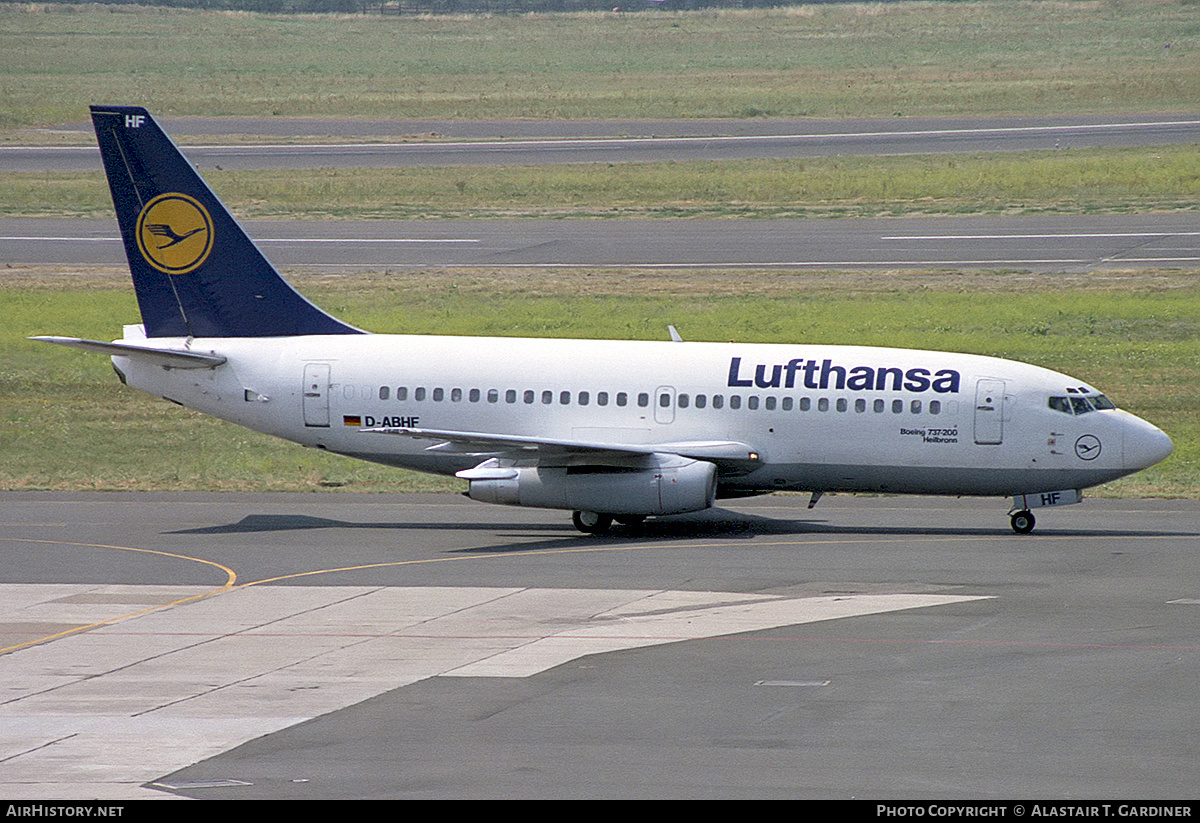 Aircraft Photo of D-ABHF | Boeing 737-230/Adv | Lufthansa | AirHistory.net #348928