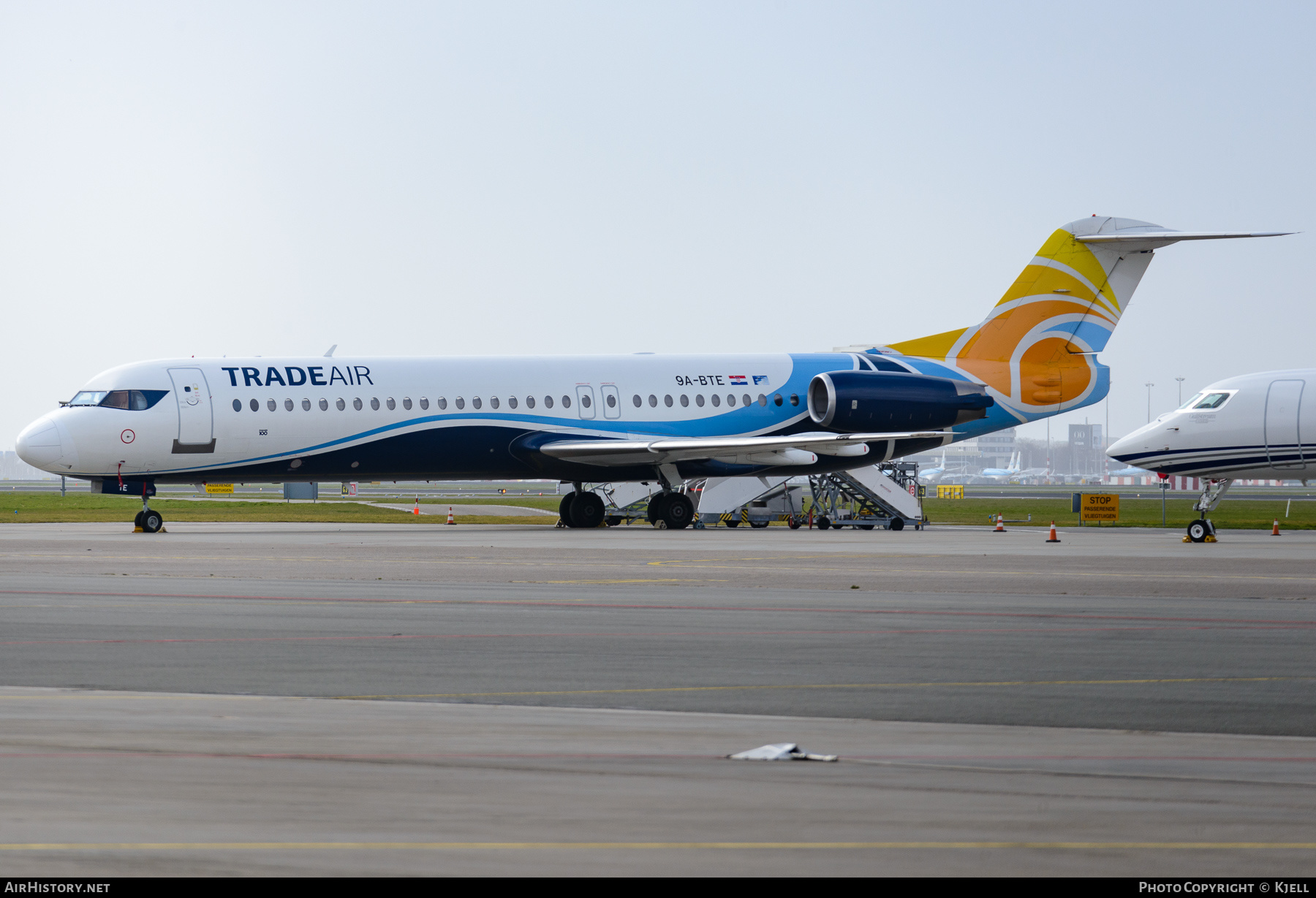 Aircraft Photo of 9A-BTE | Fokker 100 (F28-0100) | Trade Air | AirHistory.net #348929