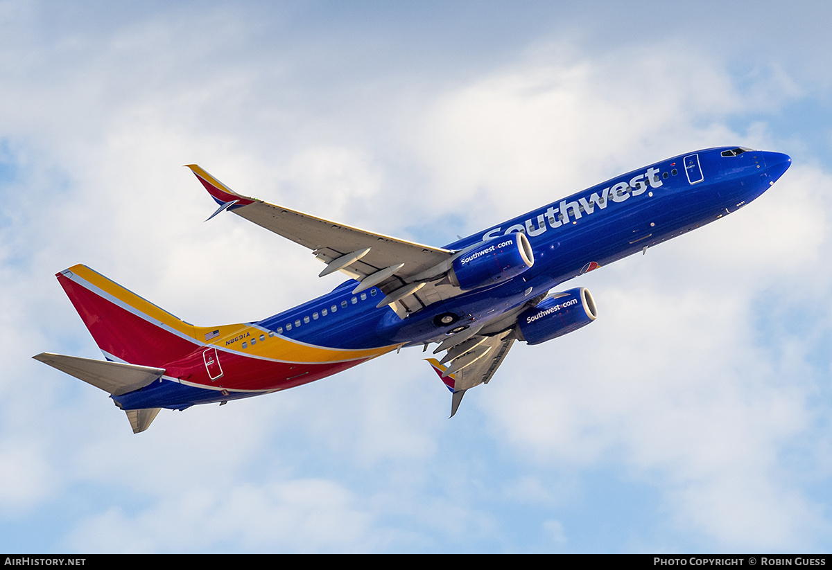 Aircraft Photo of N8691A | Boeing 737-8H4 | Southwest Airlines | AirHistory.net #348982