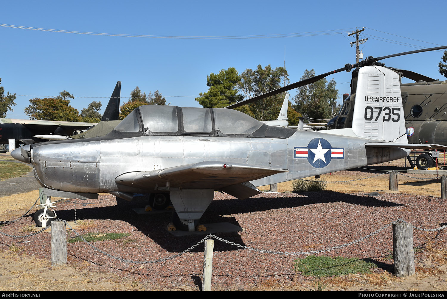Aircraft Photo of 50-735 / 0735 | Beech YT-34 Mentor (45) | USA - Air Force | AirHistory.net #349012