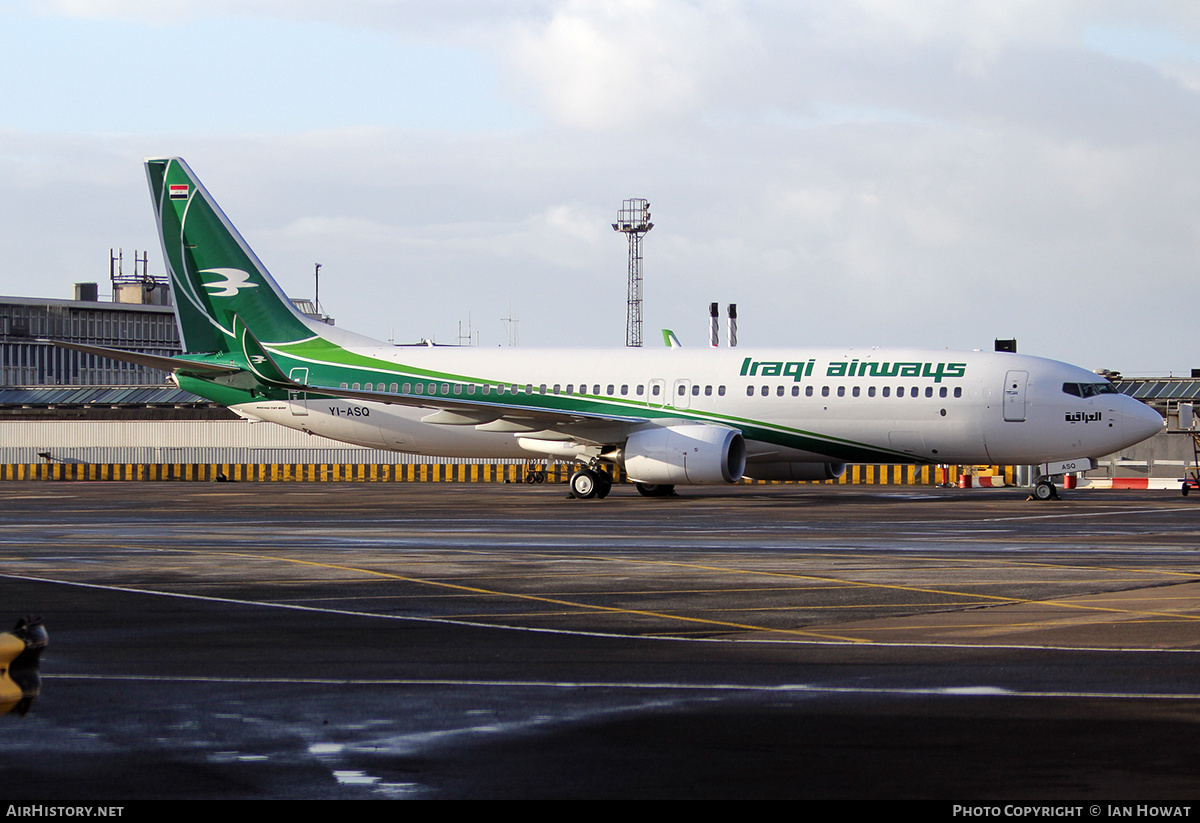 Aircraft Photo of YI-ASQ | Boeing 737-81Z | Iraqi Airways | AirHistory.net #349045