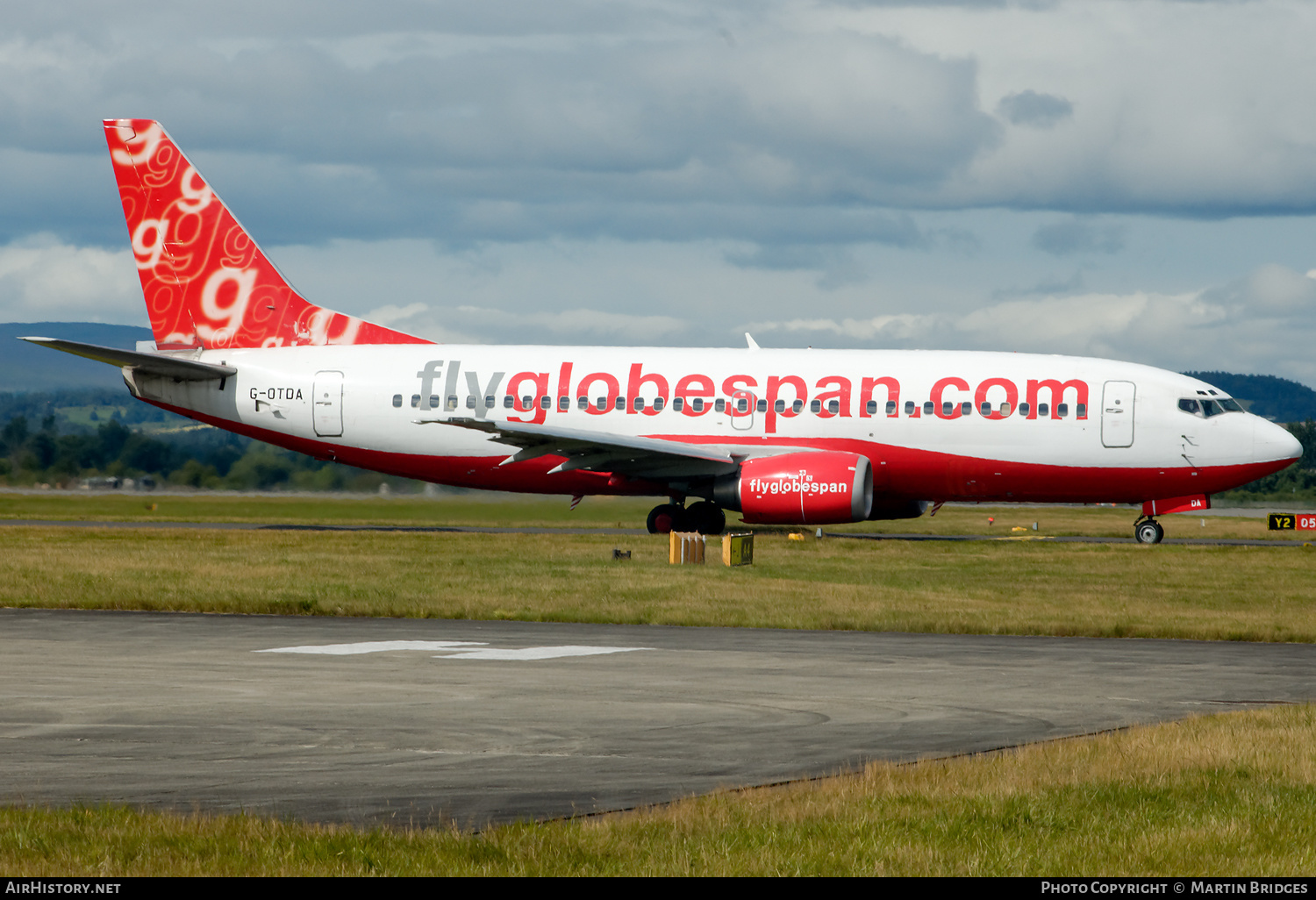 Aircraft Photo of G-OTDA | Boeing 737-31S | Flyglobespan | AirHistory.net #349057