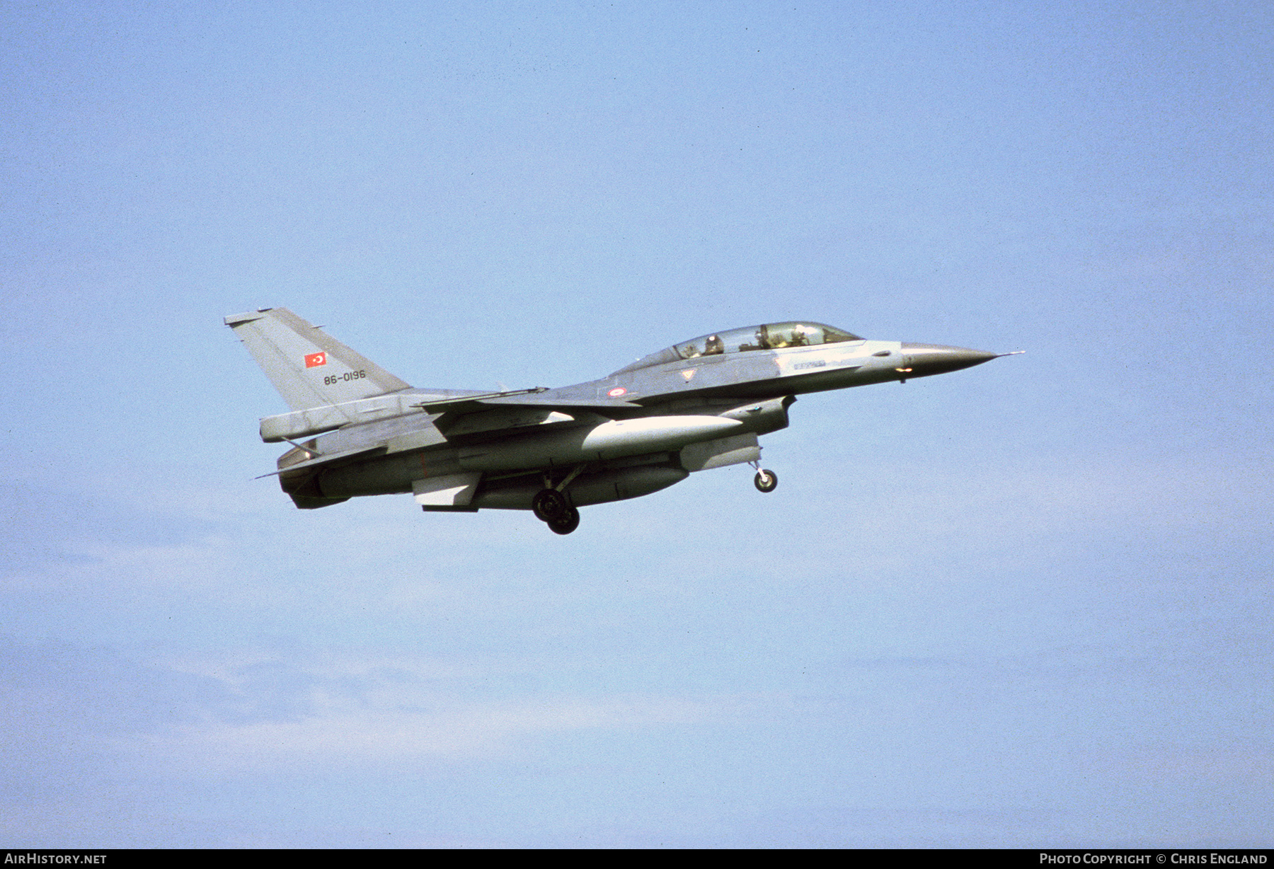 Aircraft Photo of 86-0196 | General Dynamics F-16D Fighting Falcon | Turkey - Air Force | AirHistory.net #349064