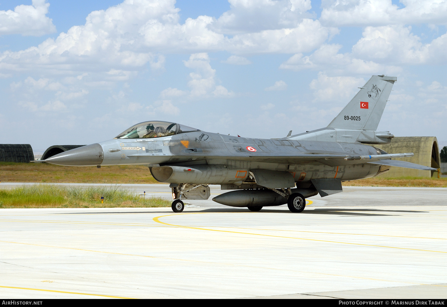 Aircraft Photo of 89-0025 | General Dynamics F-16CG Fighting Falcon | Turkey - Air Force | AirHistory.net #349093