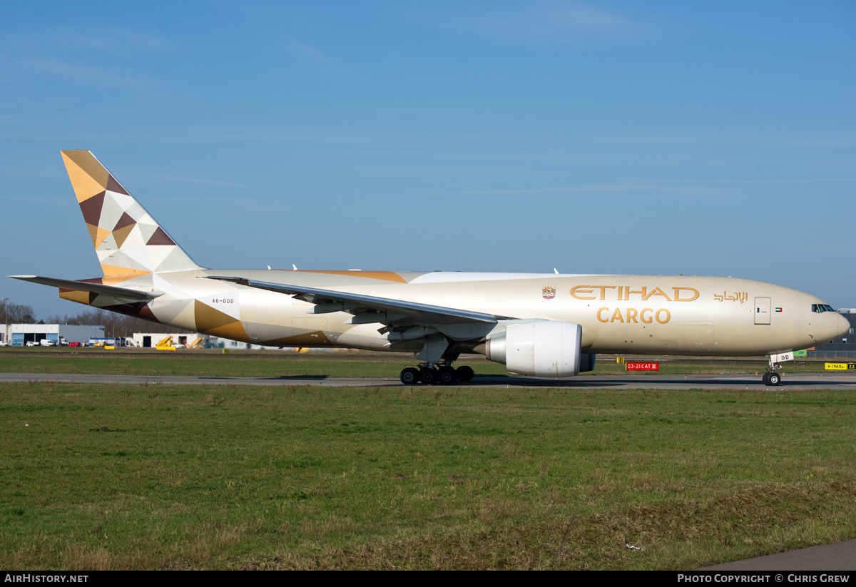 Aircraft Photo of A6-DDD | Boeing 777-FFX | Etihad Airways Cargo | AirHistory.net #349095