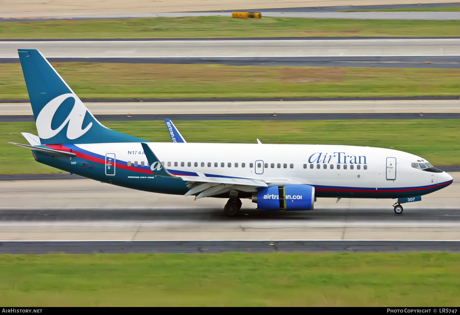 Aircraft Photo of N174AT | Boeing 737-76N | AirTran | AirHistory.net #349100