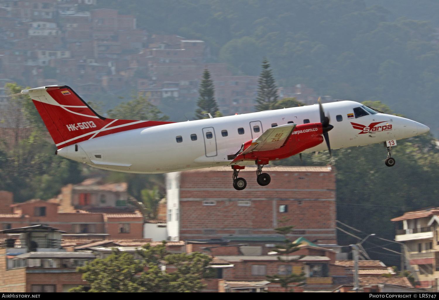 Aircraft Photo of HK-5013 | Embraer EMB-120RT Brasilia | SARPA - Servicios Aéreos Panamericanos | AirHistory.net #349104