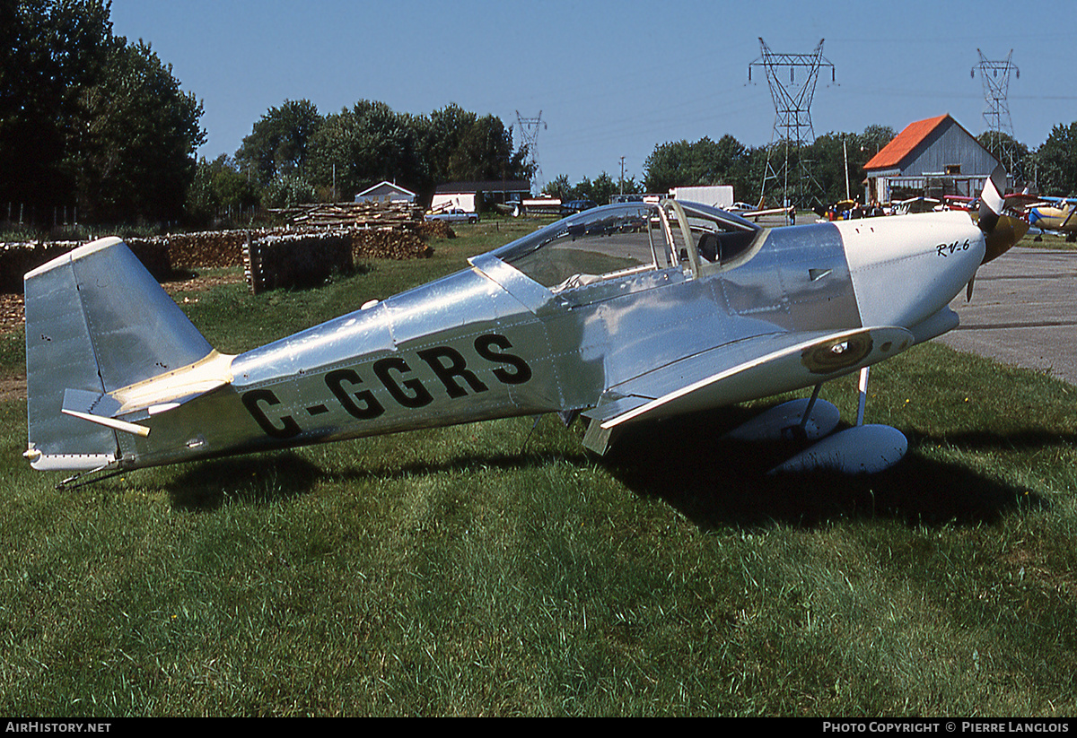 Aircraft Photo of C-GGRS | Van's RV-6 | AirHistory.net #349105