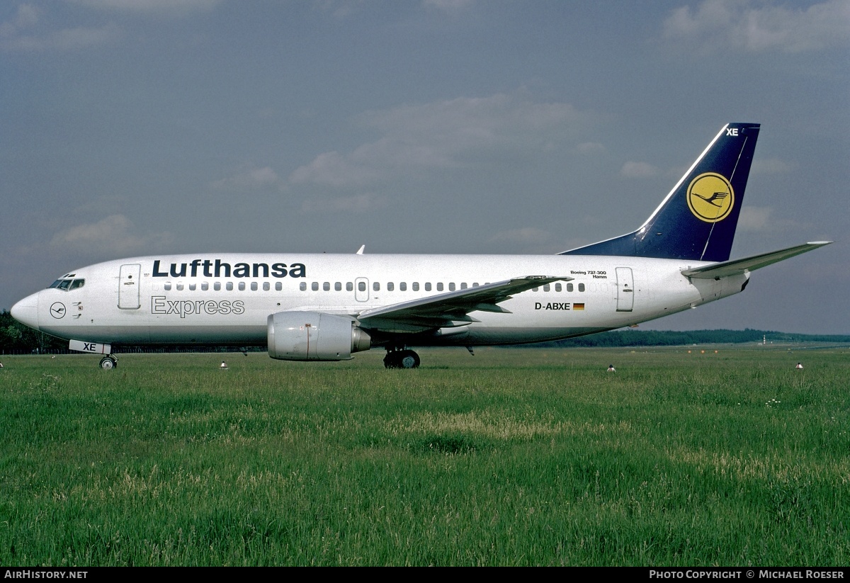 Aircraft Photo of D-ABXE | Boeing 737-330 | Lufthansa Express | AirHistory.net #349163