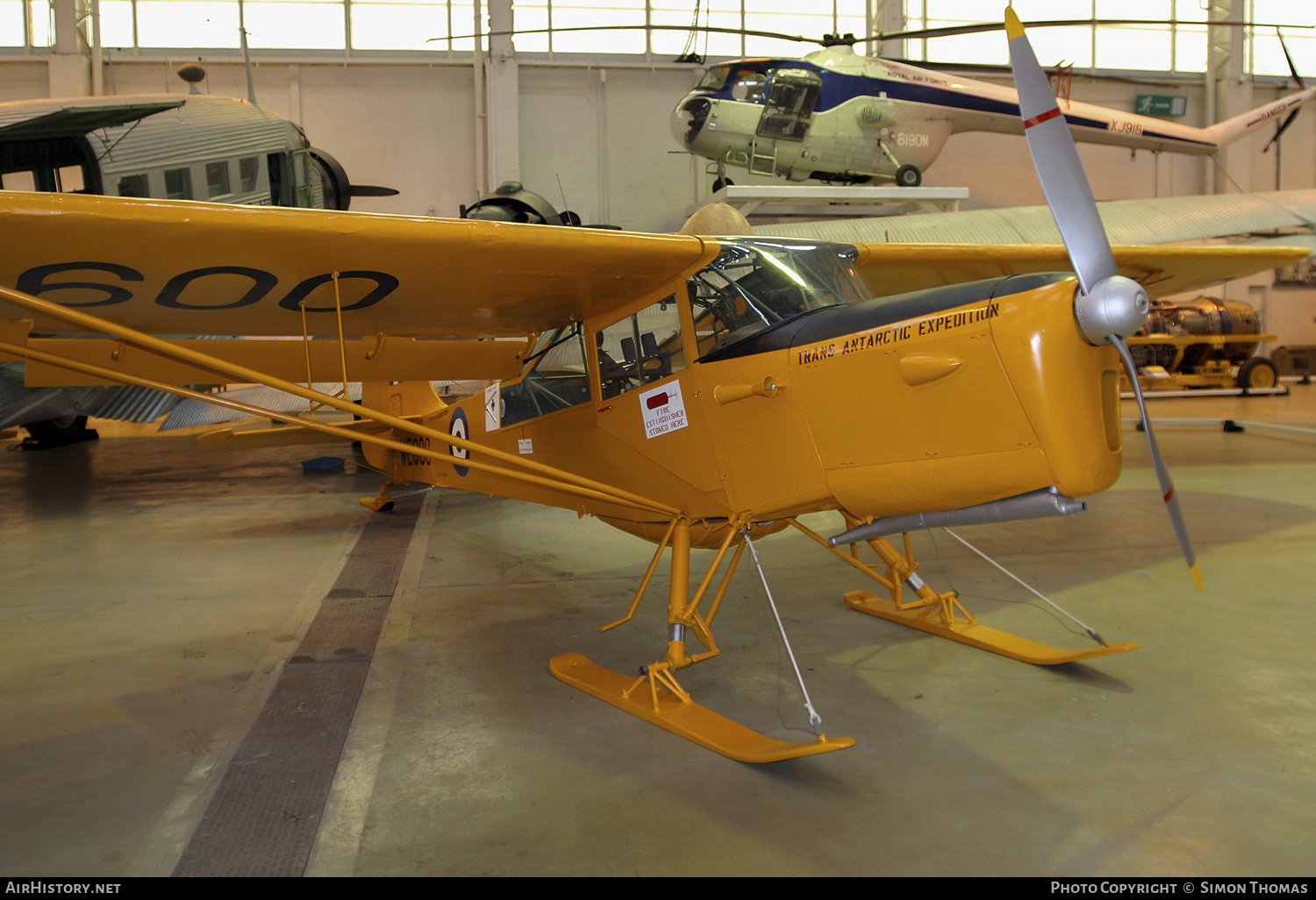 Aircraft Photo of WE600 | Auster C-4 Auster T7 Antarctic | UK - Air Force | AirHistory.net #349172