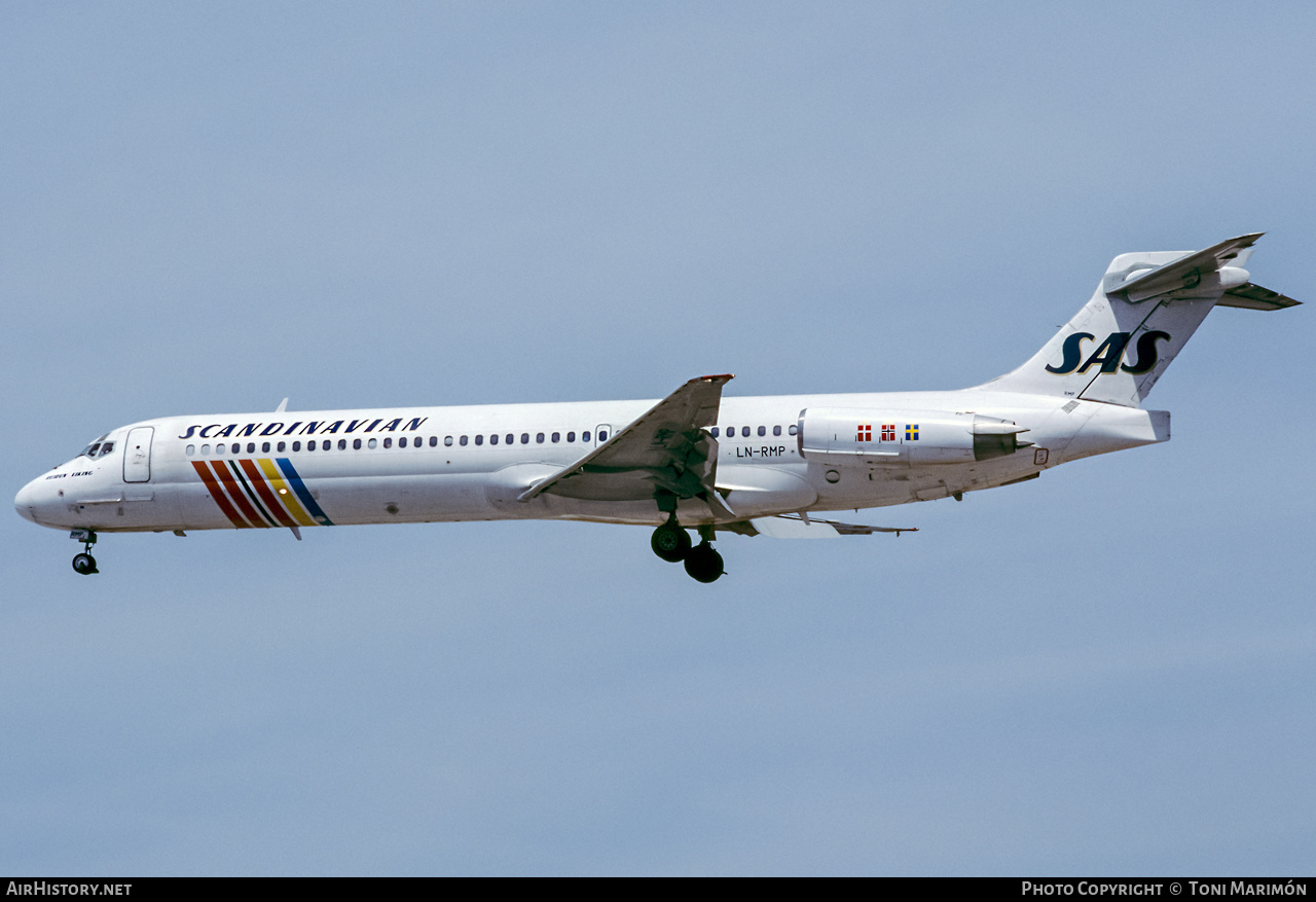 Aircraft Photo of LN-RMP | McDonnell Douglas MD-87 (DC-9-87) | Scandinavian Airlines - SAS | AirHistory.net #349194