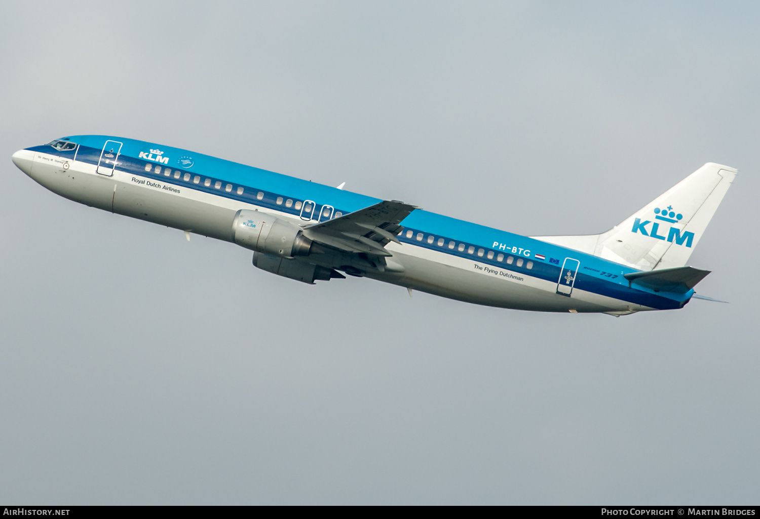 Aircraft Photo of PH-BTG | Boeing 737-406 | KLM - Royal Dutch Airlines | AirHistory.net #349201