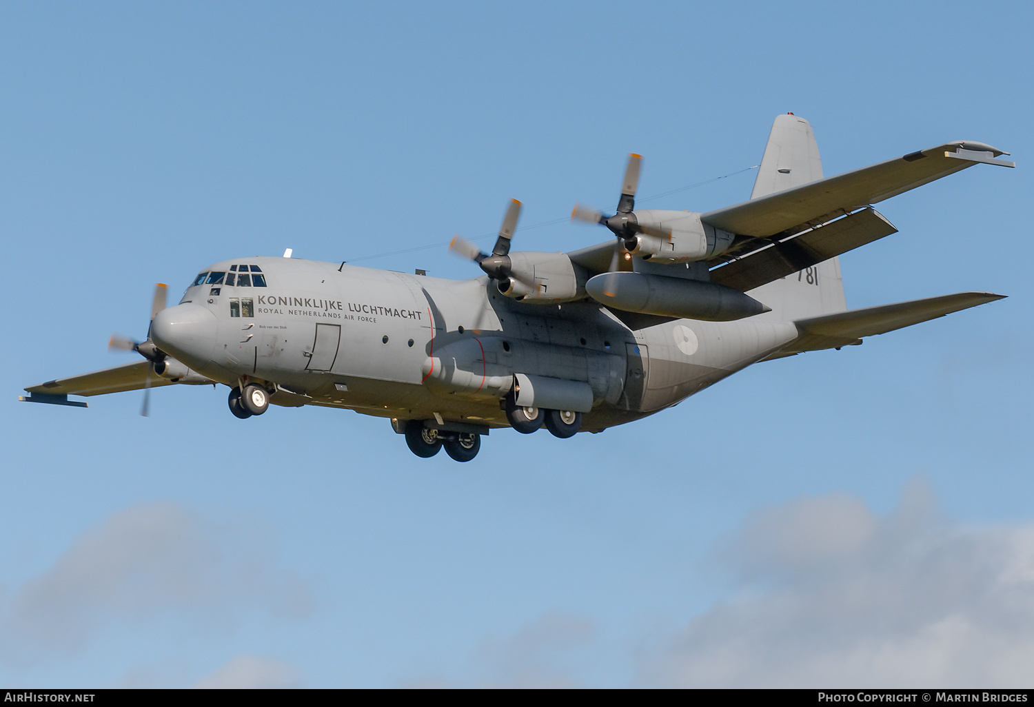 Aircraft Photo of G-781 | Lockheed C-130H Hercules | Netherlands - Air Force | AirHistory.net #349208