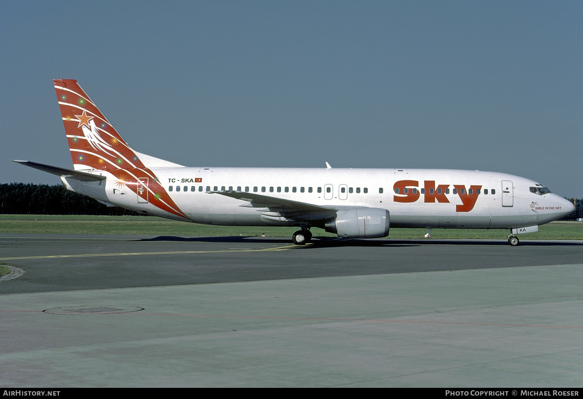 Aircraft Photo of TC-SKA | Boeing 737-4Y0 | Sky Airlines | AirHistory.net #349229