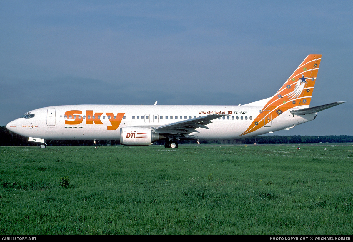 Aircraft Photo of TC-SKE | Boeing 737-4Q8 | Sky Airlines | AirHistory.net #349237