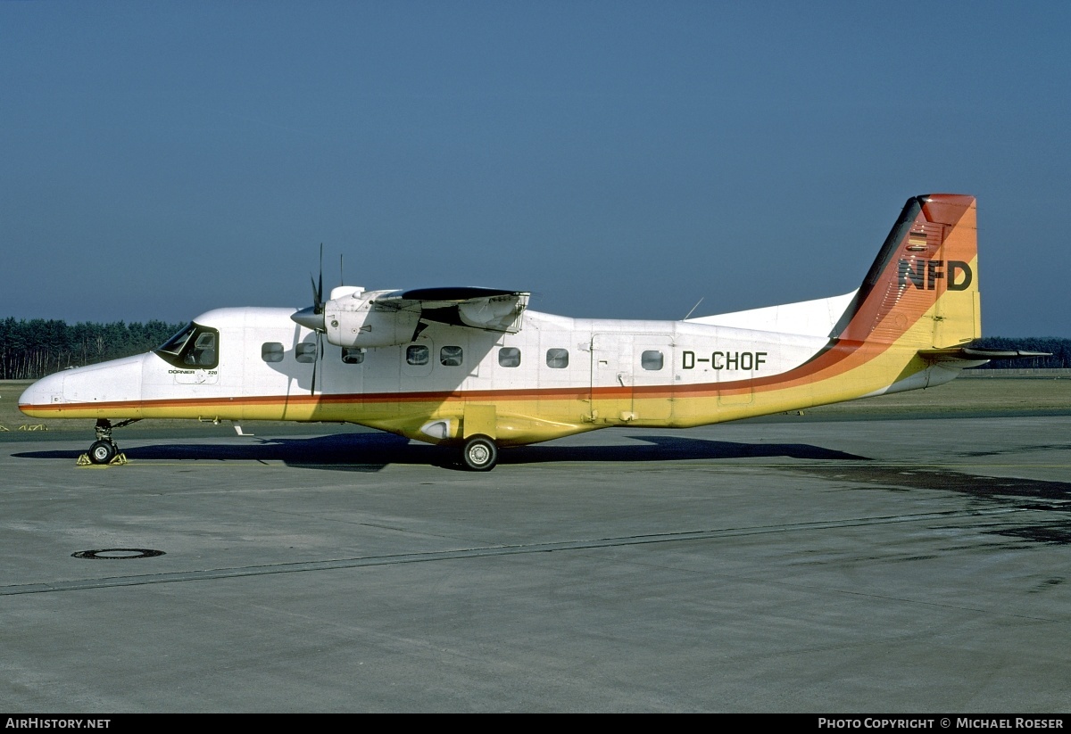 Aircraft Photo of D-CHOF | Dornier 228-202 | NFD - Nürnberger Flugdienst | AirHistory.net #349242
