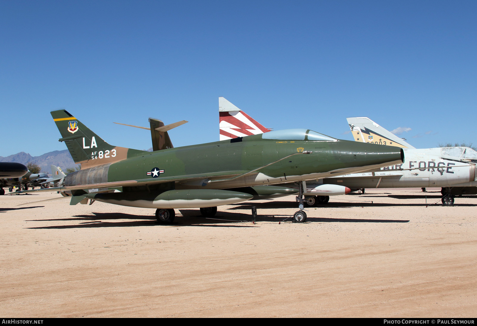 Aircraft Photo of 54-1823 / AF54-823 | North American F-100C Super Sabre | USA - Air Force | AirHistory.net #349246