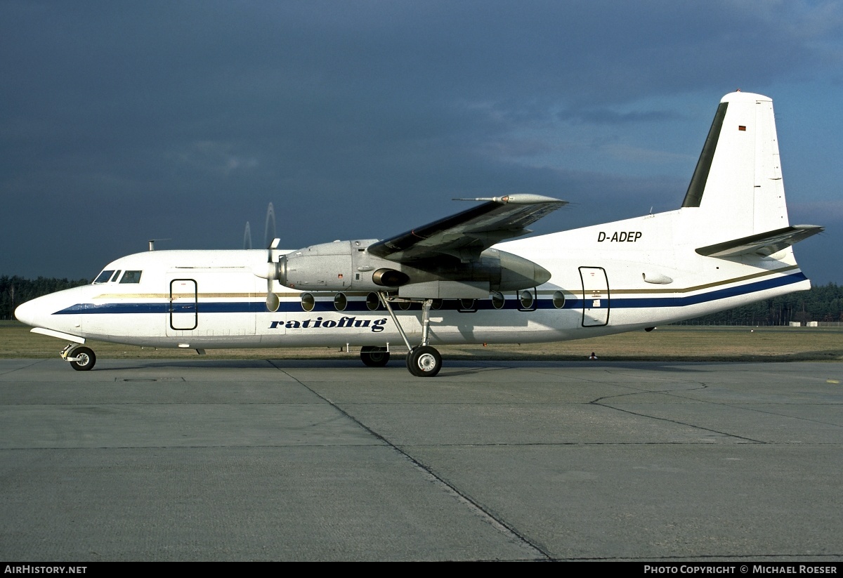 Aircraft Photo of D-ADEP | Fokker F27-600 Friendship | Ratioflug | AirHistory.net #349247