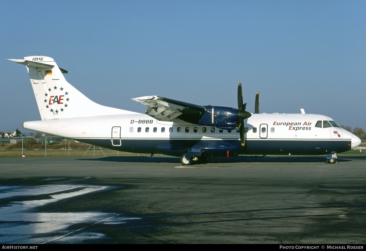 Aircraft Photo of D-BBBB | ATR ATR-42-300 | EAE - European Air Express | AirHistory.net #349271