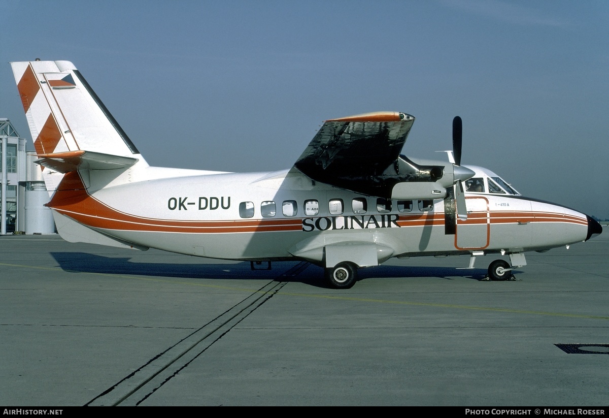 Aircraft Photo of OK-DDU | Let L-410A Turbolet | Solinair | AirHistory.net #349277