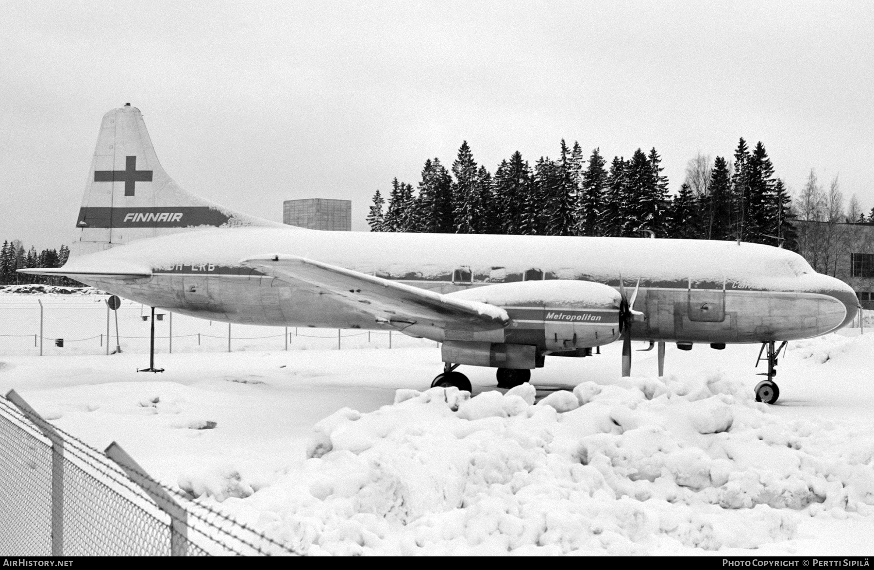 Aircraft Photo of OH-LRB | Convair 440-40 Metropolitan | Finnair | AirHistory.net #349280