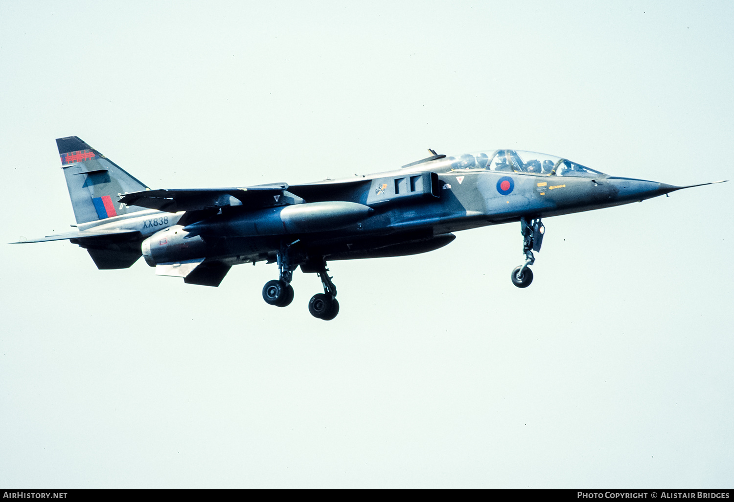 Aircraft Photo of XX838 | Sepecat Jaguar T2A | UK - Air Force | AirHistory.net #349283