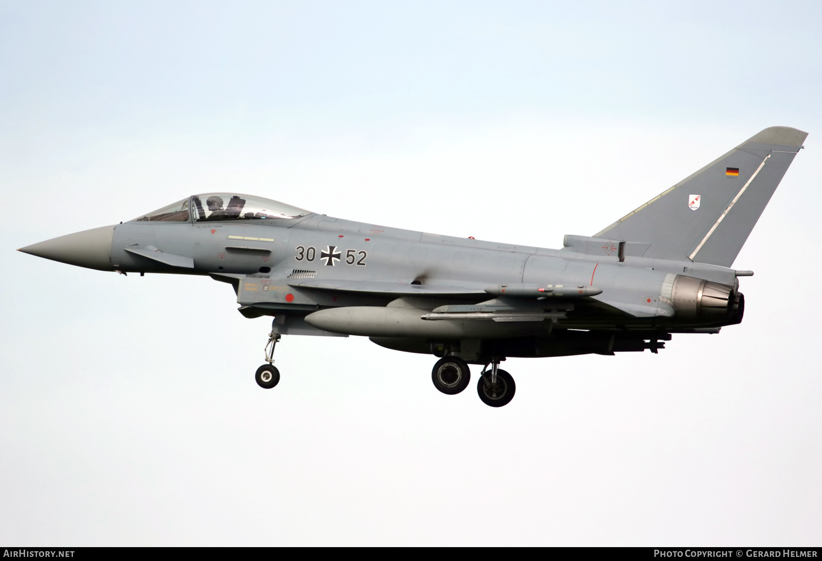 Aircraft Photo of 3052 | Eurofighter EF-2000 Typhoon S | Germany - Air Force | AirHistory.net #349292
