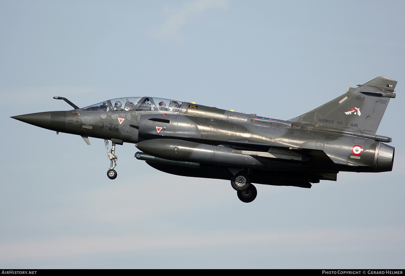 Aircraft Photo of 668 | Dassault Mirage 2000D | France - Air Force | AirHistory.net #349297
