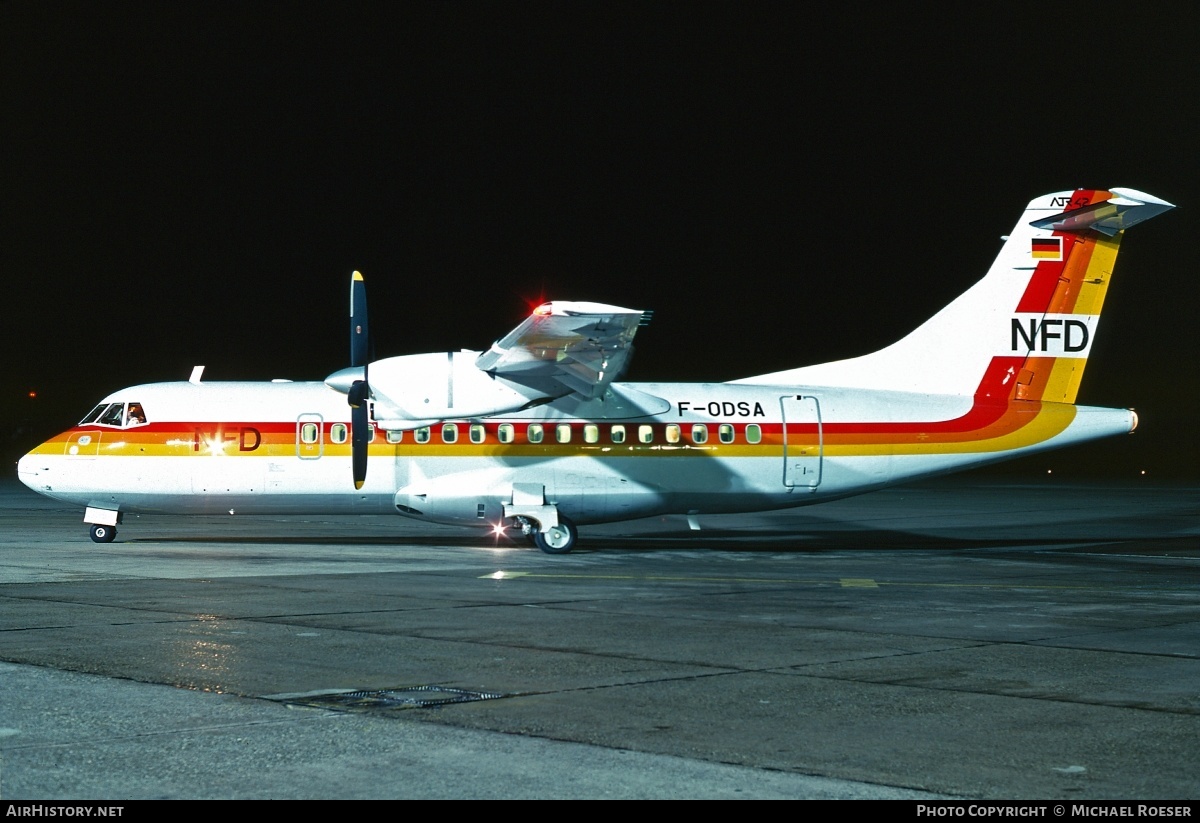 Aircraft Photo of F-ODSA | ATR ATR-42-300 | NFD - Nürnberger Flugdienst | AirHistory.net #349299