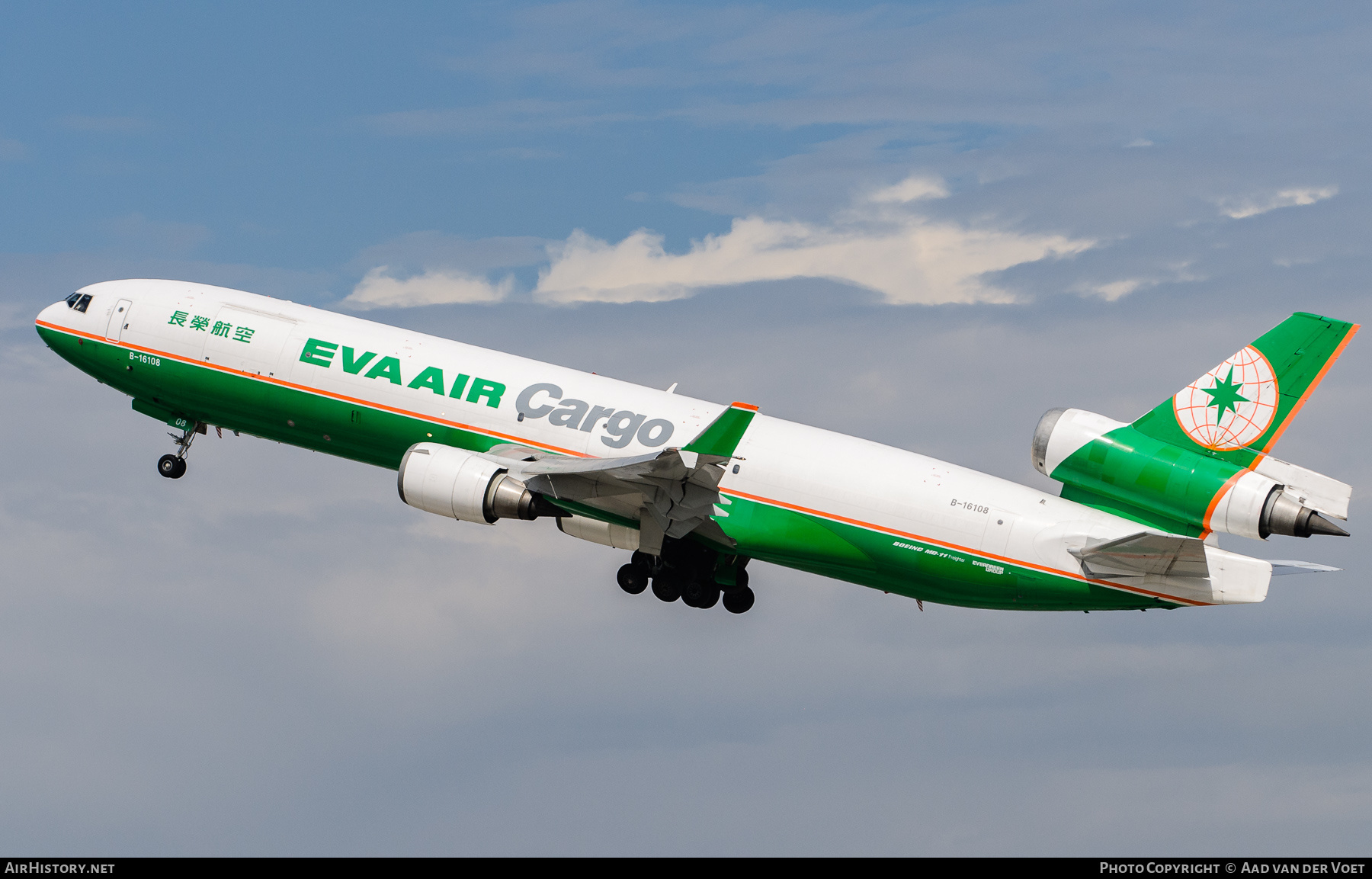 Aircraft Photo of B-16108 | McDonnell Douglas MD-11F | EVA Air Cargo | AirHistory.net #349305