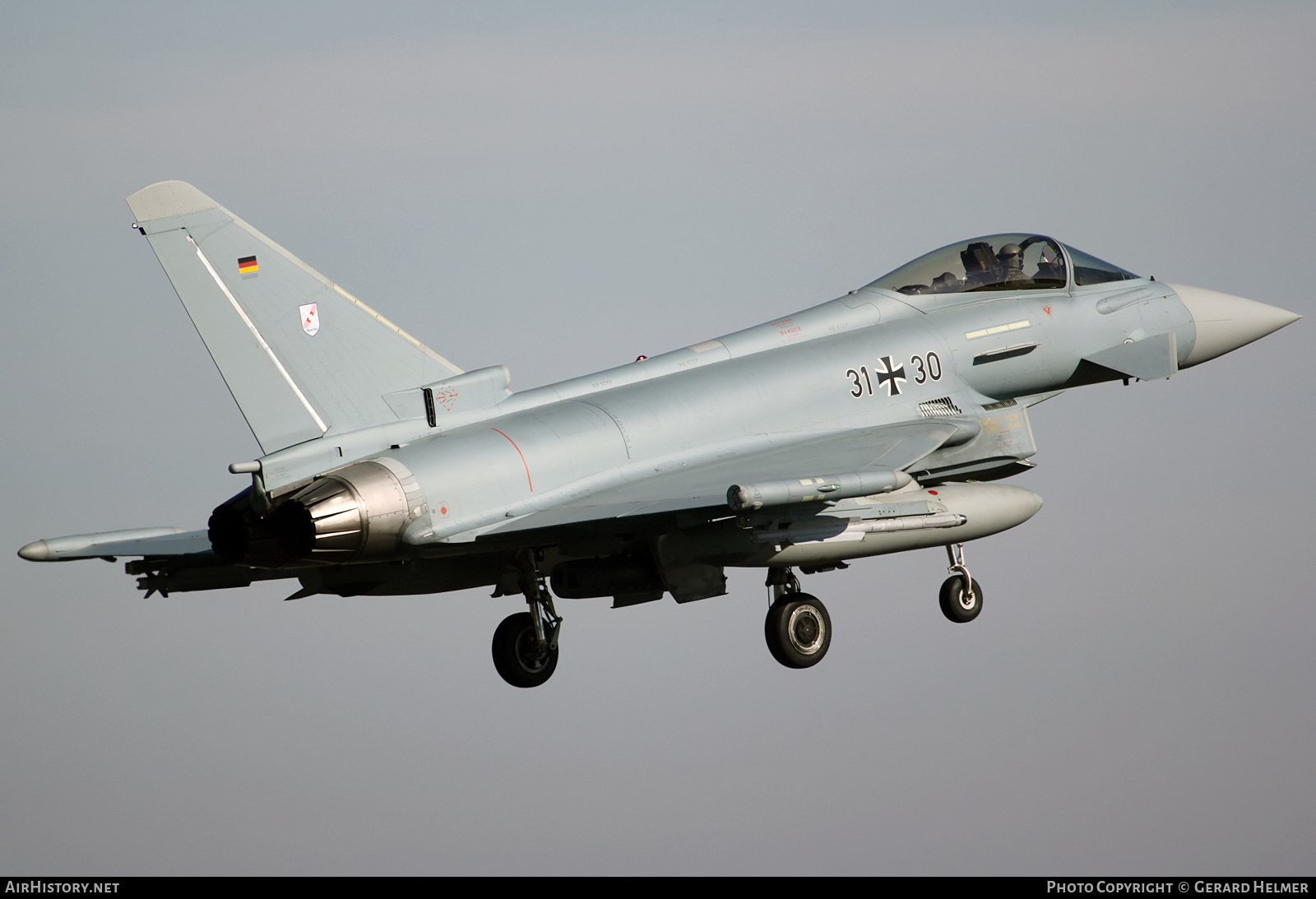 Aircraft Photo of 3130 | Eurofighter F-2000A Typhoon | Germany - Air Force | AirHistory.net #349307