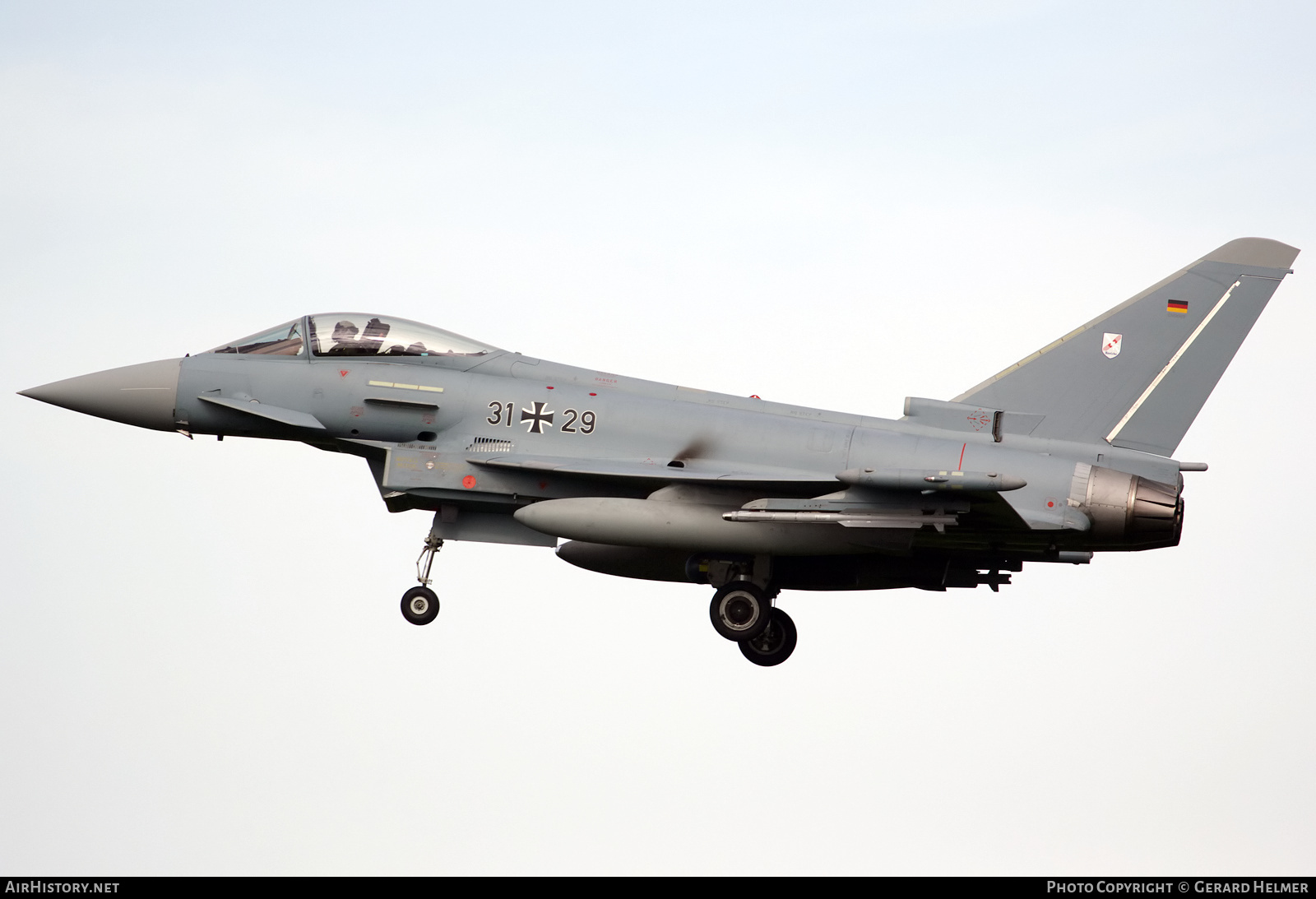 Aircraft Photo of 3129 | Eurofighter EF-2000 Typhoon S | Germany - Air Force | AirHistory.net #349312