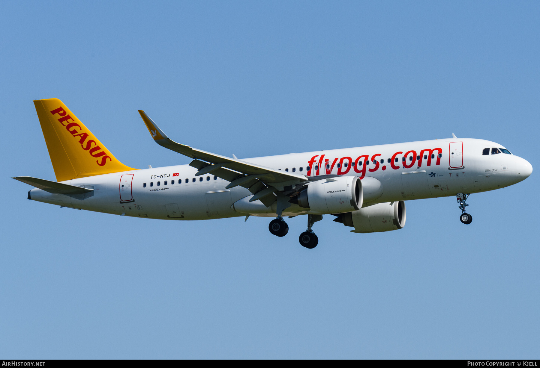 Aircraft Photo of TC-NCJ | Airbus A320-251N | Pegasus Airlines | AirHistory.net #349319