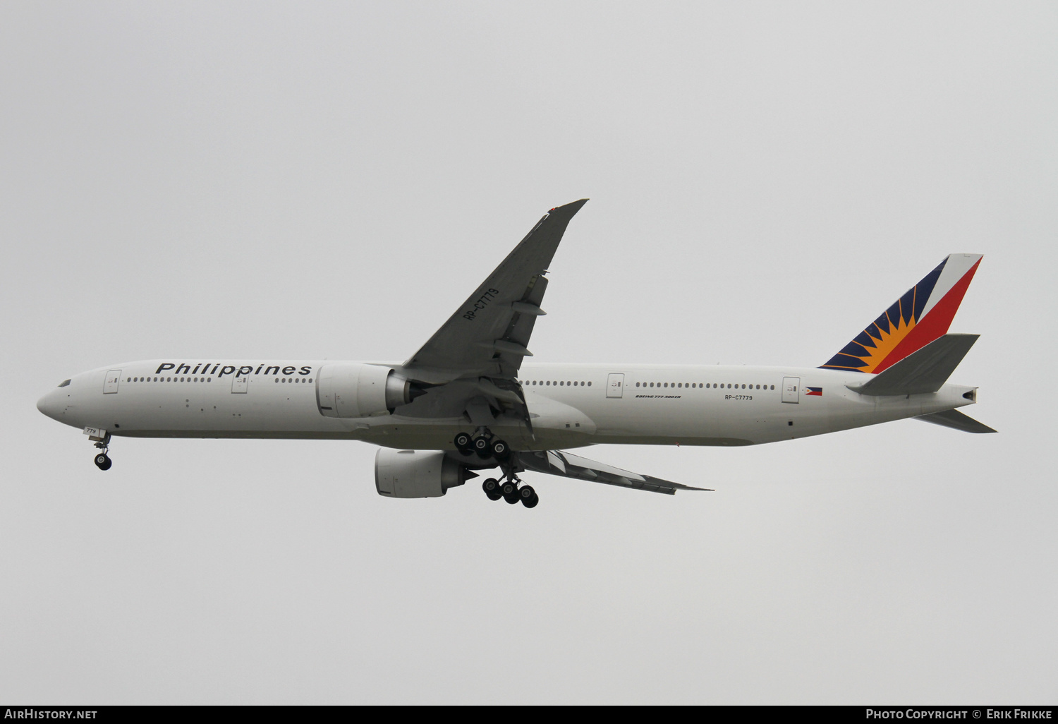 Aircraft Photo of RP-C7779 | Boeing 777-300/ER | Philippine Airlines | AirHistory.net #349320
