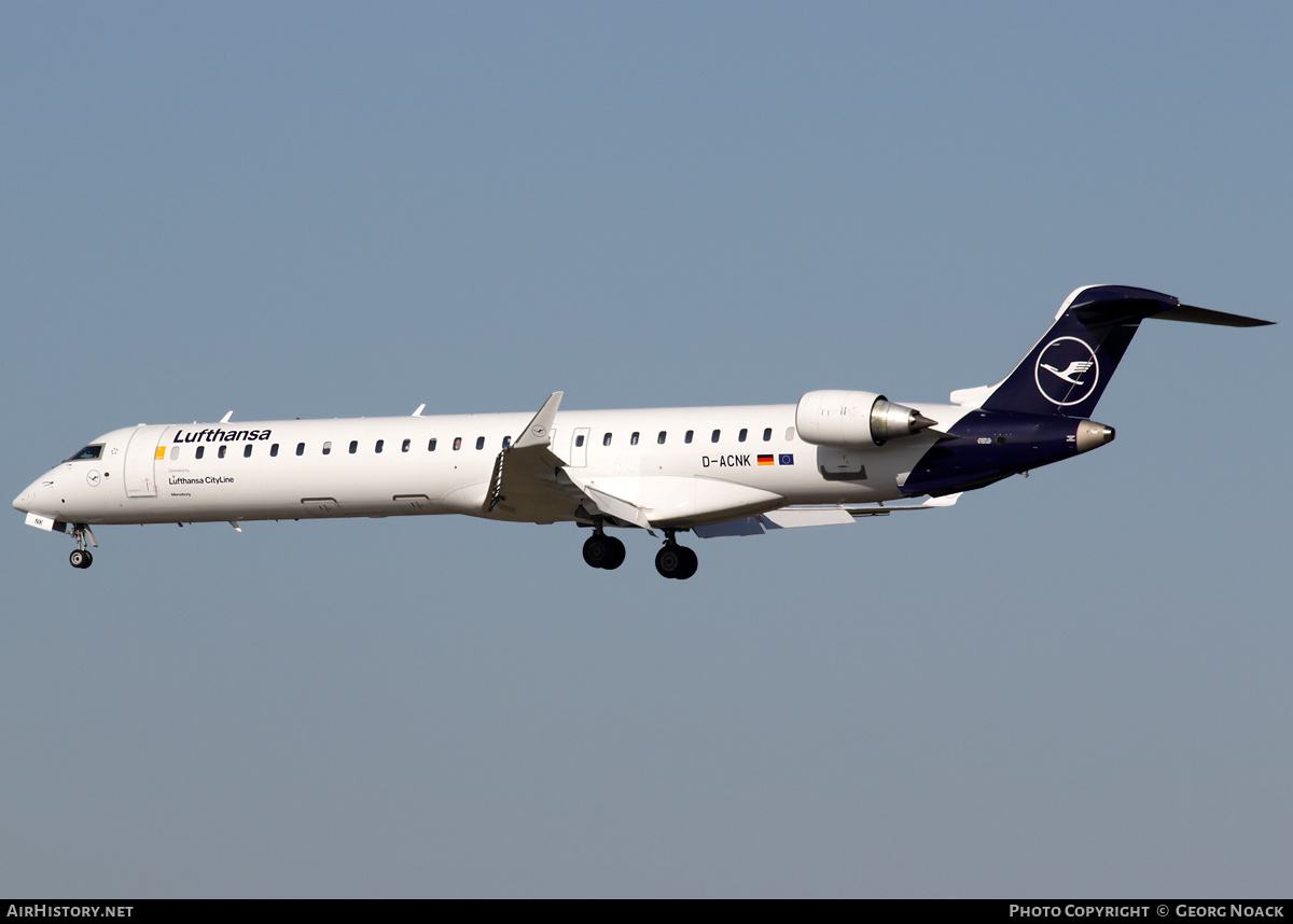 Aircraft Photo of D-ACNK | Bombardier CRJ-900LR (CL-600-2D24) | Lufthansa | AirHistory.net #349321