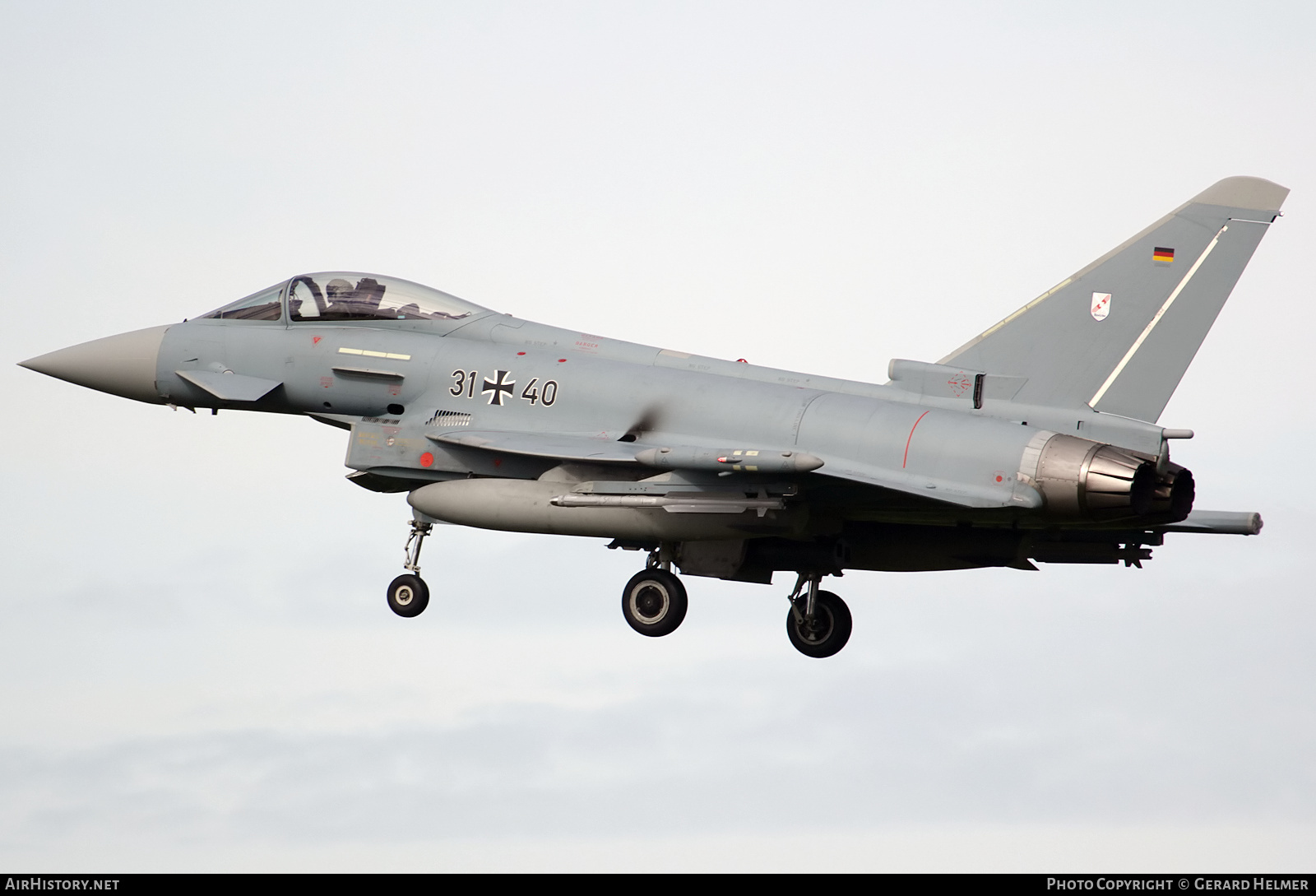 Aircraft Photo of 3140 | Eurofighter EF-2000 Typhoon S | Germany - Air Force | AirHistory.net #349338