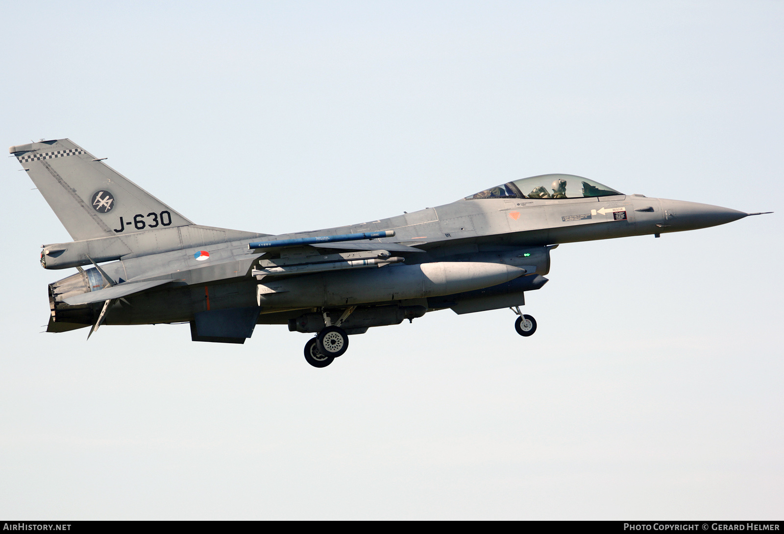 Aircraft Photo of J-630 | General Dynamics F-16AM Fighting Falcon | Netherlands - Air Force | AirHistory.net #349345